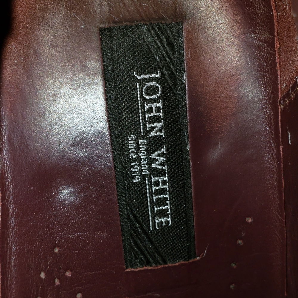 John White brown slip on loafers size 8 to 8.5 US - Picture 10 of 11